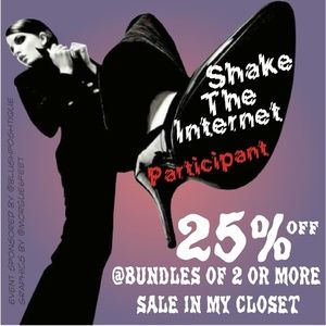 Closet Sale/Check in Shake the Internet